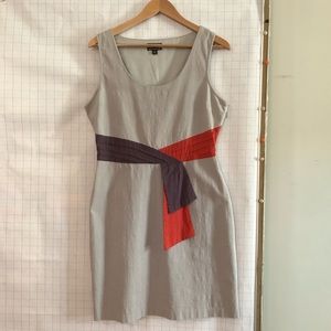 Brooklyn Industries grey dress w/ sewn sash detail